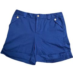 LAUREN RALPH LAUREN ローレン ラルフローレン　ショートパンツ　14 ネイビー　タイ製　古着