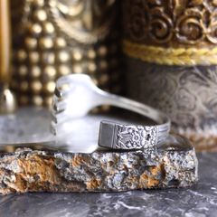 19th CENTURY〜THE EARLY 20th CENTURY EU VINTAGE SILVER CUTLERY FORK BANGLE/19世紀〜20世紀前半ヨーロッパ古着シルバーカトラリーフォークバングル