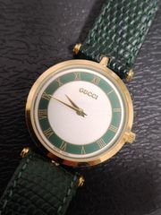 【電池交換済】GUCCI グッチ シェリーライン ヴィンテージ クォーツ 腕時計 稼働品