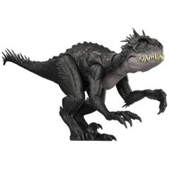 マテル ジュラシックワールド(JURASSIC WORLD) ダメージ！ひかるスコーピオス・レックス 子供向けフィギュア 恐竜 おもちゃ 動く 大きい 全長:約36.9 cm 4歳から ブラック JCG25 ddc65990