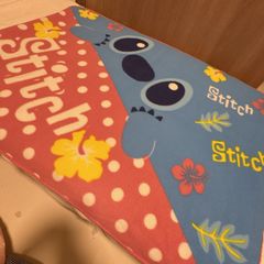ディズニー スティッチ ブランケット 大判 タオルケット 毛布 70x100
