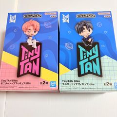TinyTAN DNA モニタートップフィギュア RM Jin 2種セット バンプレスト プライズ タイニータン BTS ナムジュン ジン モニターフィギュア 卓上 フィギュア 新品 未開封