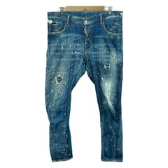 DSQUARED2(ディースクエアード) ジーンズ サイズ50 M メンズ美品  - S71LB0623 S30342 ダークネイビー フルレングス