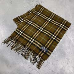 Burberrys バーバリー マフラー カシミヤ100% ノバチェック 英国製