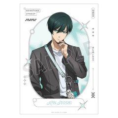 【新品】ポスター A3マット加工ポスター 糸師凛 描き下ろし モノトーンストリートファッションver. 「TVアニメ ブルーロック」