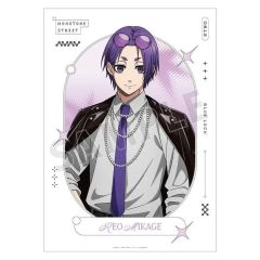 【新品】ポスター A3マット加工ポスター 御影玲王 描き下ろし モノトーンストリートファッションver. 「TVアニメ ブルーロック」