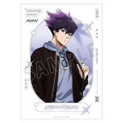 【新品】ポスター A3マット加工ポスター 烏旅人 描き下ろし モノトーンストリートファッションver. 「TVアニメ ブルーロック」