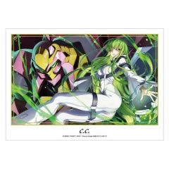 【新品】ポスター A3マット加工ポスター 【皇帝の盾】C.C. 「コードギアス 反逆のルルーシュ ロストストーリーズ」