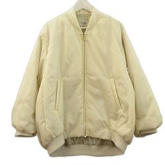 ロペ ROPE 【エディター三尋木奈保さんコラボ】 フォルムブルゾンMA-1 フライトジャケット 38 ベージュ 上着 アウター