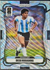【10/13まで出品】Diego Maradona ディエゴ・マラドーナ Panini Prizm FIFA World Cup 2026 Silver Wave Argentina #21