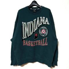 L 100 NBA インディアナ ビックロゴ スウェット オーバーサイズ