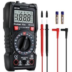 ☆新品☆テスター デジタル AC/DC電流計 暗電流、小型マルチメーター AC/DC電圧計 抵抗、真の実効値検電テスター 車、非接触電圧検知機能 連続性 2000カウント 懐中電灯 バックスタンド 収納ケース付き-MY113A 8edb54d9