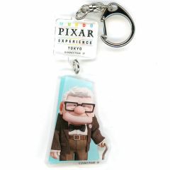 【中古】キーホルダー カール・フレドリクセン 「ピクサーの世界展 ランダムアクリルキーホルダー」
