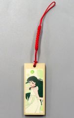 【新品】ストラップ 03. 葉桜瑠璃 木札ストラップ 「春夏秋冬代行者 春の舞」