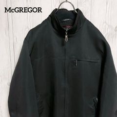 McGREGOR マクレガー ブルゾンジャケット　メンズLサイズ　ライナー取り外し可能 ブラック黒　上品　古着　大人カジュアル　25-9-143