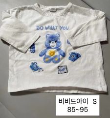 ベビー服) VIVID アイ ケアベア キャラクター 長袖 Tシャツ S 85 95