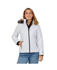 フリー カントリー レディース アウター ジャケット・ブルゾン パーカー ジャケット Free Country Womens Brisk II Parka Jacket White ホワイト