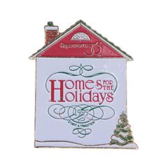 1995年 Department 56 クリスマス ピンズ Homes for the Holidays レトロ ピンバッチ ピンバッジ pins-26271