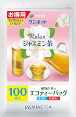 お得用 3.0g×100袋 ティーバッグ エコティーバッグ ジャスミン茶 Relax ワンポット 伊藤園