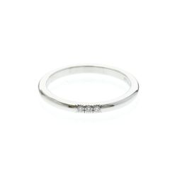 ティファニー(Tiffany) フォーエバーウェディングリング 3P ダイヤモンド プラチナ ファッション ダイヤモンド バンドリング シルバー