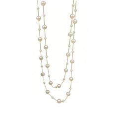 シルバー 1cm ビーズチェーン ロングネックレス パールネックレス アクセサリー 長さ 調整可能 レディース 入卒式 披露宴 結婚式 全長160cm