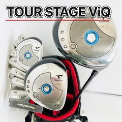 【保証付】BRIDGESTONE ブリヂストン TOUR STAGE ViQ ツアーステージ ゴルフクラブ フルセット ゴルフセット クラブセット メンズ 初心者 入門 右利き パター付  89Y-33