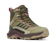 メレル レディース シューズ ブーツ・レインブーツ Merrell Speed Strike 2 Thermo Mid Waterproof Snow Boot Womens Dark Green グ