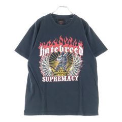 VINTAGE (ヴィンテージ) 00s HATEBREED SUPREMACY ヘイトブリード シュープレマシー 両面プリント 半袖Tシャツカットソー ブラック