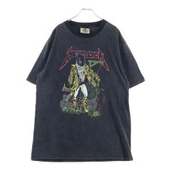 VINTAGE (ヴィンテージ) 90S VINTAGE METALLICA PUSHEAD UNFORGIVEN ヴィンテージ メタリカ パスヘッド アンフォーギブン 両面プリント クルーネック 半袖Tシャツカットソー ブラック
