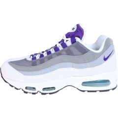 NIKE (ナイキ) WMNS AIR MAX BIG BUBBLE GRAPE ウィメンズ エアマックス 95 ビッグバブルローカットスニーカー グレー/パープル US11.5/28.5cm HJ5996-100