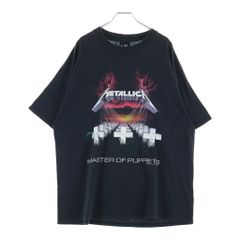 VINTAGE (ヴィンテージ) 90S VINTAGE METALLICA MASTER OF PURPETS ヴィンテージ メタリカ マスターオブパペット クルーネック 半袖Tシャツカットソー ブラック