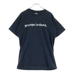 VINTAGE (ヴィンテージ) 90S VINTAGE GRUNGE IS DEAD ヴィンテージ グランジ イズ デッド クルーネック 半袖Tシャツカットソー ブラック