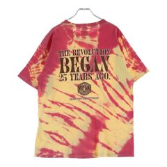 VINTAGE (ヴィンテージ) 90S VINTAGE STAR BUKS THE REVOLUTION BEAGAN 25 YEARS AGO ヴィンテージ スターバックス 25周年記念プリント タイダイ 半袖Tシャツカットソー マルチ