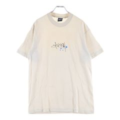 STUSSY (ステューシー) 90s OLD International S/S Tee インターナショナル 半袖Tシャツ カットソー 紺タグ ベージュ