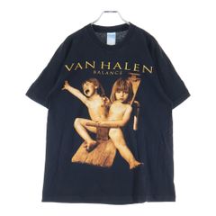 VINTAGE (ヴィンテージ) 90S VINTAGE VAN HALEN BALANCE TOUR 1995 FRUIT OF THE LOOM ヴィンテージ ヴァンへレイン バランスツアー 両面プリントTシャツ 半袖クルーネックカットソー ブラック