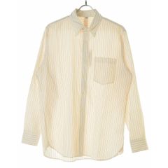 【UNIQLO】OLD ストライプ ボタンダウン長袖シャツ