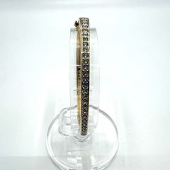 【中古】SWAROVSKI　スワロフスキー　ブレスレット　バングル　チャネルセット