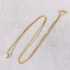 18金 K18 男女兼用 造幣局 ヴェネチアンネックレス 2ｇ 40.5㎝ Z2849