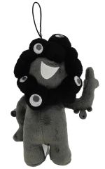 【中古】ぬいぐるみ ミャクミャク ブラック(左手上げ) EXPO2025 ゴム紐付きぬいぐるみ 「大阪・関西万博」