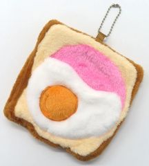 【中古】ぬいぐるみ ハムエッグトースト なりきりチャーム(S) ぬいぐるみ用コスチューム 「ぬいぐるみの洋服屋さん」