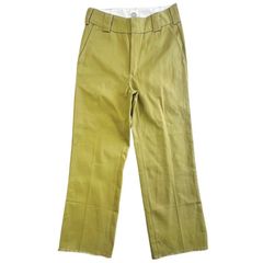 DickiesディッキーズFPR10R2Mレディースワークパンツ緑オリーブグリーンカーキツイル生地ロゴタグワンポイントリアルワークウェアストリートアメカジスケーターファッションスケートボードカルチャーvintageヴィンテージ60730