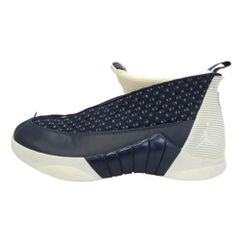 NIKE ナイキ 881429-400 Air Jordan 15 Retro Obsidian エアジョーダン15 レトロ オブシディアン スニーカー ダークネイビー系 ホワイト系 28cm【中古】