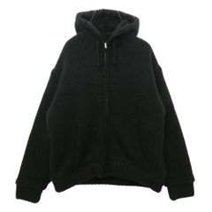 Supreme シュプリーム 25AW Faux Shearling Lined Zip Up Hooded Sweater ジップアップ ニット パーカー ブラック系 L【新古品】【未使用】【中古】