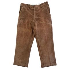 エルエルビーンL.L Beenコーデュロイパンツ茶色ブラウン太畝アメカジ伸縮ウエストイージーパンツゆるダボオーバーサイズY2Kレトロアメカジアメトラグランパコアvintageヴィンテージ60730