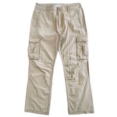 ギャップGAPカーゴパンツワークパンツOriginal Cargoベージュフェードゆるダボオーバーサイズアメカジストリートy2kレトログランパコアvintageヴィンテージ60730