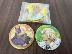 【セット】名探偵コナン　トレーディングメタル缶バッジ 百鬼夜行 クラパレット　ブラインド缶バッジ　サマータイムver. 安室透　ラッキーくじ