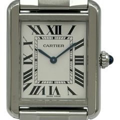 カルティエ Cartier タンク ソロ SM W5200013 シルバー ステンレススチール クオーツ レディース 腕時計