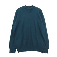 PAUL STUART ポールスチュアート セーター ニット スタンドカラー 長袖 ブルーグリーン M メンズ 【中古】