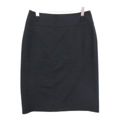 MAX MARA マックスマーラ スカート ヴァージンウール 1タック タイト ボトムス ブラック 38【S】 レディース 【中古】