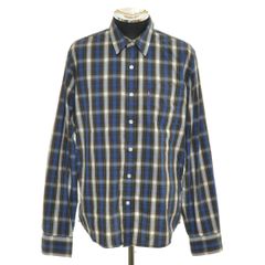 598654 LEVI'S リーバイス 長袖シャツ ◇チェックシャツ サイズM メンズ ブルー
